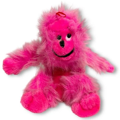 Peluche Nanco Sitting Pink Monster Orangutan 10" 1993 Foto 1 de 4