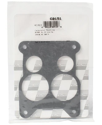 FelPro Carburetor Mounting Gasket Fits 1970-1974 Buick Electra V8 7.5 Part 60151 - Image 1 of 4