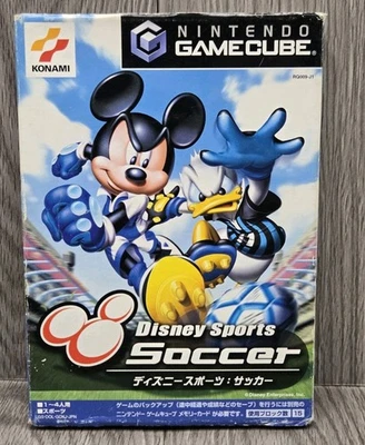Japanese Disney Sports Soccer CIB Nintendo GameCube Japan Import US Seller - Image 1 of 4