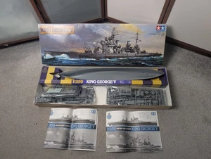 Kit Modelo Plástico Tamiya 78010 Acorazado Británico Rey Jorge V Escala 1:350 Segunda Guerra Mundial - Imagen 1 de 11