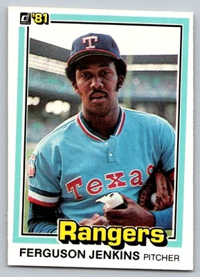 1981 Donruss #146 Ferguson Jenkins Texas Rangers - Image 1 of 2