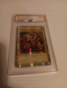 The Winged Dragon of Ra (Quarter Century Secret Rare) LC01-EN003 Legendary PSA 8 - Imagen 1 de 4