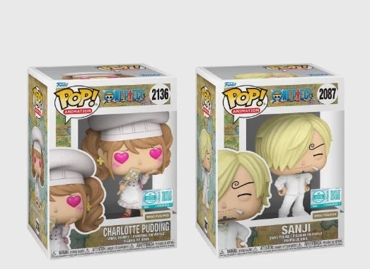 Funko Pop Supreme Charlotte Pudding 2136 + Sanji 2087 Pack Pre-Order - Immagine 1 di 1