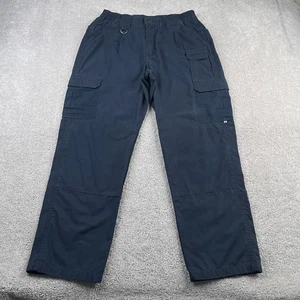 Propper Pants Mens 36x32 Blue Tactical Cargo Military Ripstop Elastic Waist - Picture 1 of 11