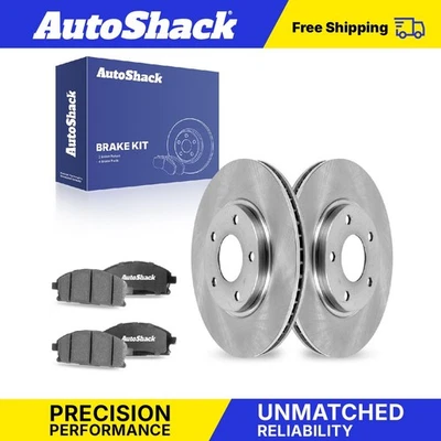 Front Brake Rotors Ceramic Pads for 2004-2009 Nissan Quest 3.5L V6 - Image 1 of 4