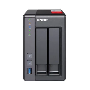 QNAP Ts-251+ 4-Core 2,42 GHZ 2GB Sodimm DDR3L 2x Baie Nas Système - Photo 1/4