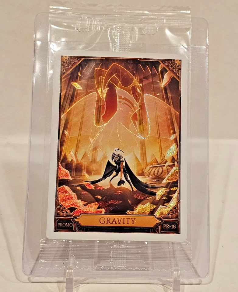 2025 Hazbin Hotel NYCC Foil Promo PR-16 Trading Card Gravity - New and Sealed - Image 1 of 3