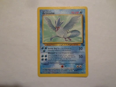 ARTICUNO # 17/62 NON HOLO POKEMON CARD - Image 1 of 2