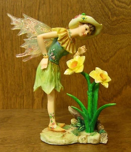 Faerie Glen Faeries FG833 Jonquilla, 2005 Flower Coll. NEW/Box From Retail Store - Picture 1 of 2