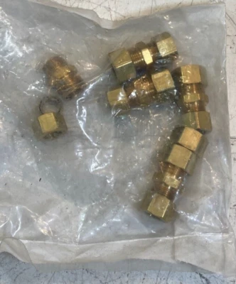 PROFLO 5/8" x 1/2 in. OD Compression Brass Union PFXCUEDN (M4) - Image 1 of 2