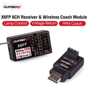 DUMBORC X6FP RC Empfänger 6CH Wireless Coach Modul für X5P/X6PM/X10P/X6P Sender - Bild 1 von 12