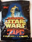 32 Vintage 1995 Star Wars POGS/MILKCAPS BY TOPPS UNOPENED PACKS & 1 Opened