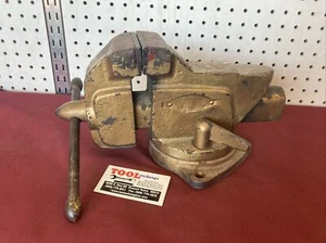 Craftsman Bullet Nose Swivel Bench Vise 4" Wide Jaws 1940's-50's Model No. 5169 - Picture 1 of 12