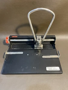 Vintage Punchodex P-209 Big Mac Rolodex Heavy Duty Paper Punch 6 Positions - Picture 1 of 8