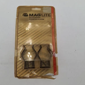 Maglite D-Cell Universal Mounting Brackets, Made In USA 1992 Model ASXD026 - Blk - Bild 1 von 11