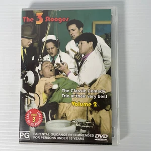 The 3 Stooges: Volume 2 DVD (Region 2,4) VGC - Picture 1 of 3