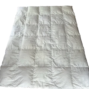 Westpoint Home Cotton Twin Size Duvet Comforter White Goose Down Filled 68x88 - Picture 1 of 9