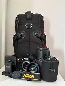 Nikon D5100 DSLR Kit – 18-55mm VR + Tamron 70-300mm - Bag - mecro (1:2) - Picture 1 of 19