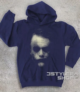 Child's Hoodie Joker 2 The Dark Knight Batman Heath Ledger Bat - Picture 1 of 1