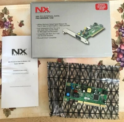 NEXXTECH Circuit-city 56K PCI Internal Data Fax Modem V.92 New and Unused in box - Image 1 of 4