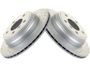 Rear TRQ Brake Rotor Set fits BMW 430i xDrive 2017-2020 38YVBV - Picture 1 of 1