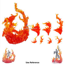 Red Burning Effect Flame For SHF Figma Action Figure Gunpla Model Hot Toys DIY