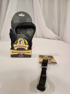 Buc-ees Pet Essentials Retractable Leash and Nylon Dog Collar - Picture 1 of 4