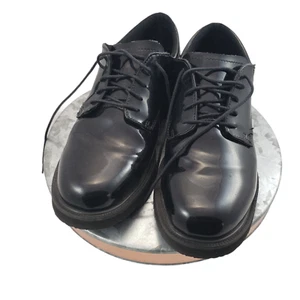 Bates Uniform Arbeitsschuh Herren Oxford Hochglanz Leder Schwarz Gr.9 Modl E22141 - Bild 1 von 11