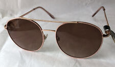 Womens Revlon Aviator Style Sunglasses Gold Tone Frames 100% UVA/UVB Protection