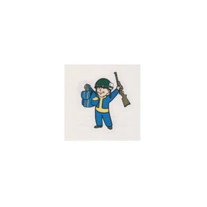 Fallout 76 Collectible Sticker 2 Of 3 - Soldier Vault Boy - Picture 1 of 2