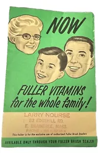 Brochure Vintage Fuller Vitamins The Fuller Brush Co. - Foto 1 di 4