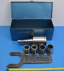 Portabrocas cónico Clarkson Autolock tipo S grande 40 INT. Estuche para llaves de 4 pinzas - Imagen 1 de 15