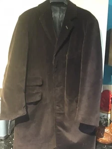 3/4 Length Squire Chocolate Brown Corduroy Nick Knights Personal Jacket Coat - Picture 1 of 6