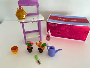 American Girl Sunshine Gardening Bench Set - Picture 1 of 3