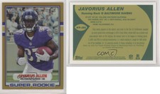 2015 Topps Chrome 1989 Super Rookies Gold Refractor /75 Javorius Allen Rookie RC