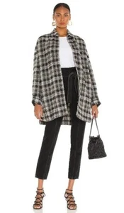 NWT IRO Paris Eloick Oversized Brushed Wool Alpaca Jacket Size 38/6 MSRP $645 - Picture 1 of 19