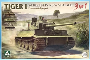 Takom 1/35 2192 Sd.Kfz.181 Pz.Kfw.VI.Ausf.E Tiger I Experimental Project 3 in 1 - Picture 1 of 2
