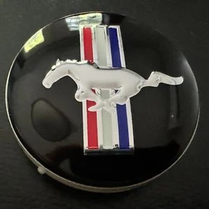 4 Black Wheel Center Caps For Mustang Cobra GT Horse Rim Hub Hubcaps 54MM - Picture 1 of 15