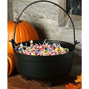 🎃Spooky Witch Cauldron Halloween Party Prop Decoration Trick or Treat Basket UK