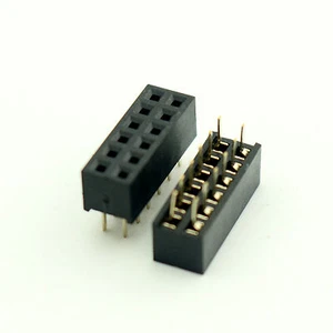 100x 2mm 2.0mm Pitch 2x6 Pin 12 Pin Female Double Row Pin Header Strip PH:8.5mm - Picture 1 of 5