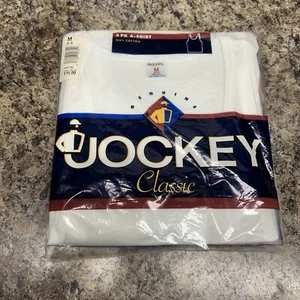 Vintage Jockey Classic Tank White Size M Package of 3 A-Shirts 1996 Made in USA - Picture 1 of 4