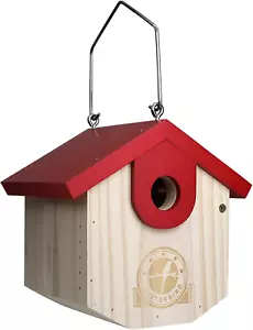 Wren Bird Houses for outside Cedar Hanging Birdhouses for Outdoors 1-1/8" Entran - Picture 1 of 12