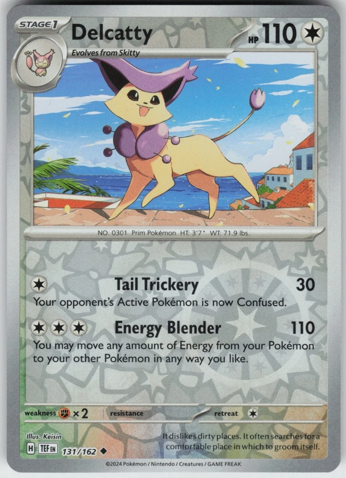 Reverse Holo Delcatty 131/162 Uncommon SV05: Temporal Forces NM - Image 1 of 1