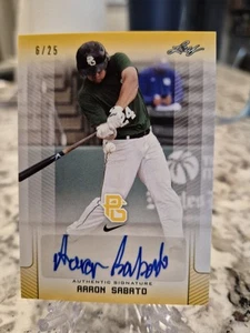 2017 Leaf Perfect Game National Showcase #BA-AS3 Aaron Sabato #/25 Twins - Picture 1 of 2
