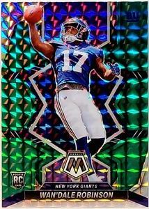 2022 Panini Mosaic Green Mosaic Wan'dale Robinson RC #330 GIANTS - Bild 1 von 2