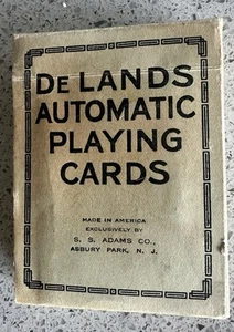 Vintage (1913) DE LAND'S AUTOMATIC PLAYING CARDS; Complete; Made in America - Picture 1 of 5