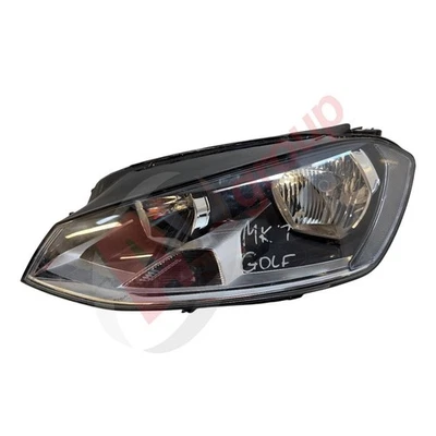VW GOLF MK7 13-16 SCHEINWERFER LINKS BEIFAHRERSEITE N/S BESCHÄDIGT - Bild 1 von 4