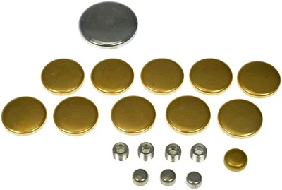 Dorman 567-009 Ford Juego de enchufes de expansión de latón, 15 enchufes de expansión, 4 enchufes de tubería Foto 1 de 4