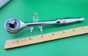 Snap On  F872 3/8” Drive Fine Tooth Standard Handle Round Head Ratchet - Picture 1 of 9