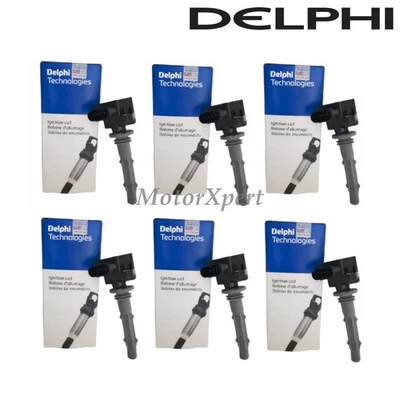 A2729060060 6pcs OEM Delphi Ignition Coils For 2007-2014 Mercedes Benz C230 E300 - Image 1 of 4